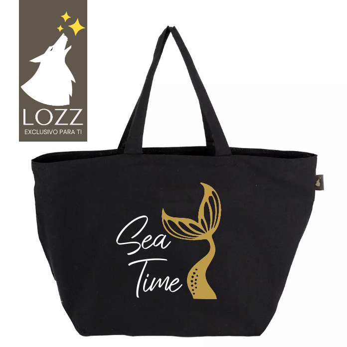 Bolsa de Algodón 100% Natural - Tote Bag Crea 40x57x20 cm